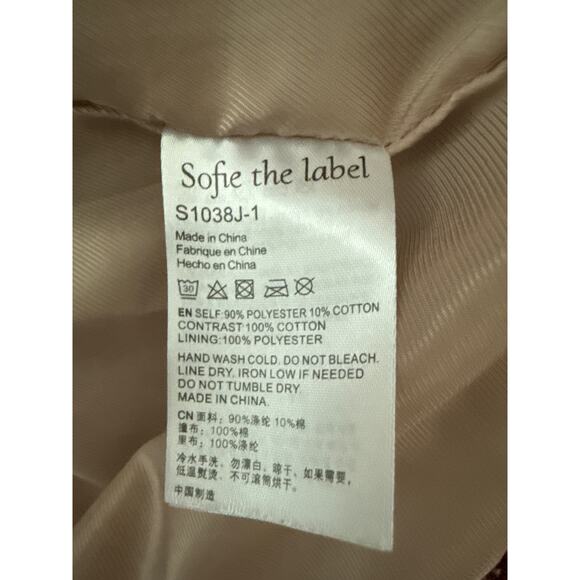 Sofie The Label Tapestry Vintage Inspired Coat Jacket Multi Size Small - Picture 10 of 10